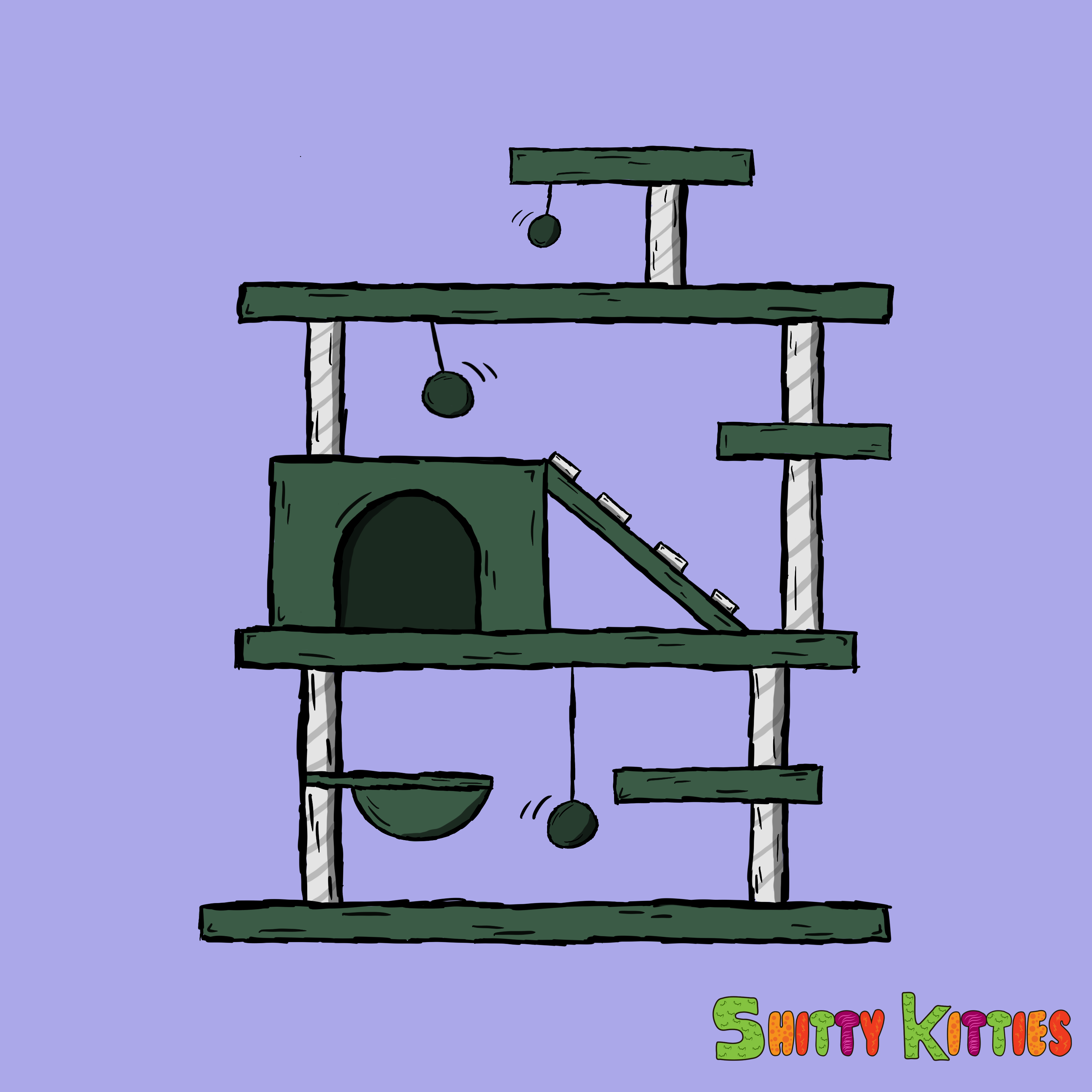 Less Shitty Cat Tower 2